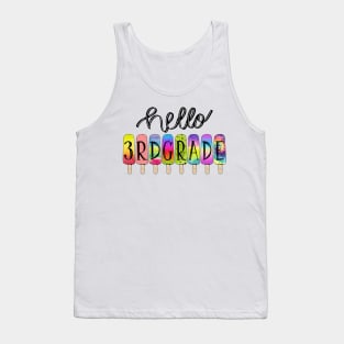 Back To School 1st Day At School Hello 4th Grade Tank Top